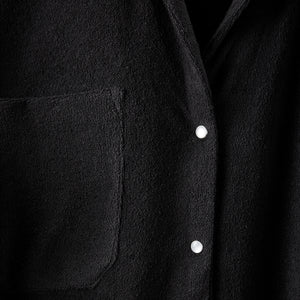 Frottee Shirt Black
