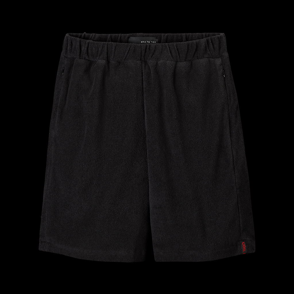 Frottee Shorts Black